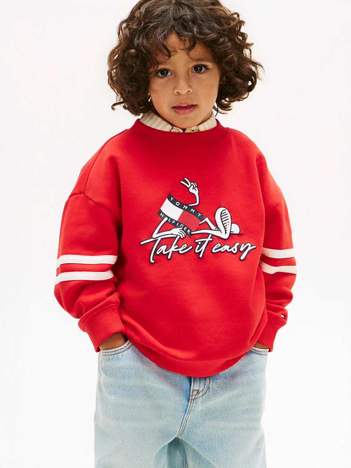 Толстовка Tommy Hilfiger, Red — фото 3