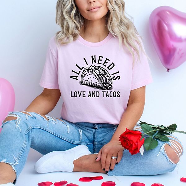 

Футболка Valentine taco с коротким рукавом Simply Sage Market, Pink, Зеленый, Футболка Valentine taco с коротким рукавом Simply Sage Market, Pink