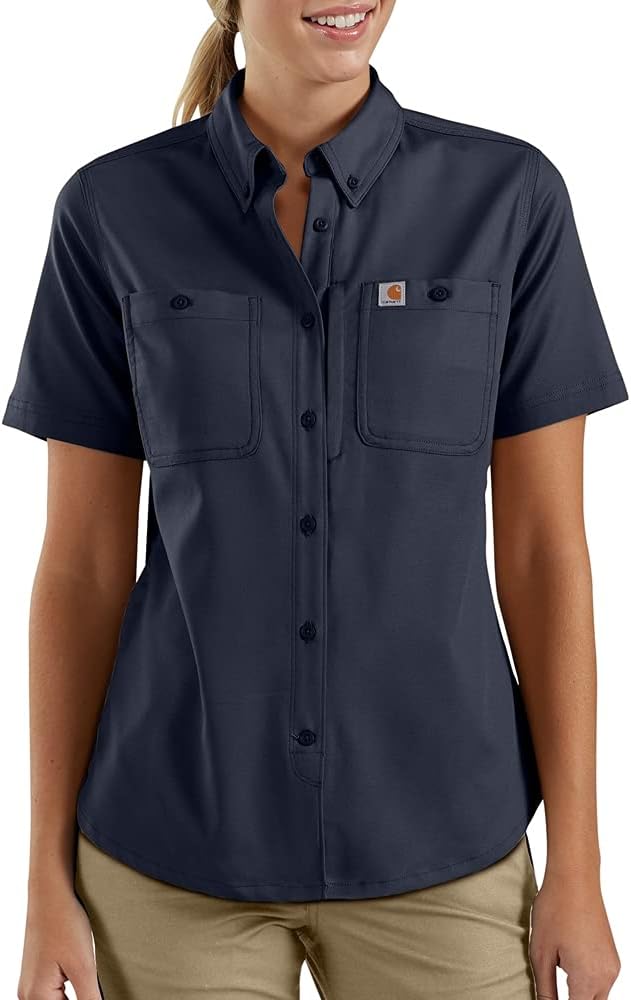 

Carhartt Women's 103105 Женская футболка с коротким рукавом Rugged Professional Series, Navy