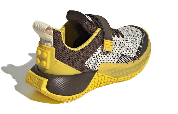 Кроссовки Lego X Sport Pro Kids, низкие, белые/коричневые/желтые Adidas — фото 4