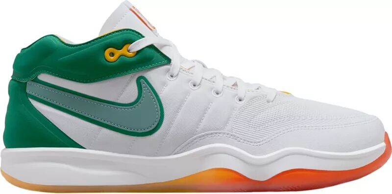 Кроссовки Nike G.T. Hustle 2 Basketball, белый/зеленый