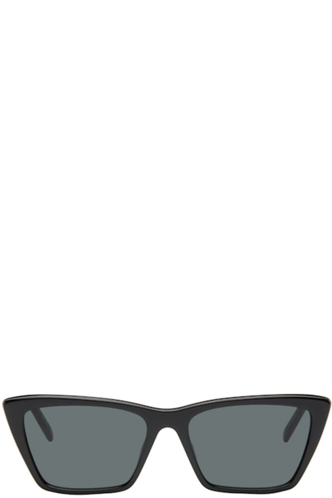 

Черные тонкие солнцезащитные очки SL 737 Mica Saint Laurent