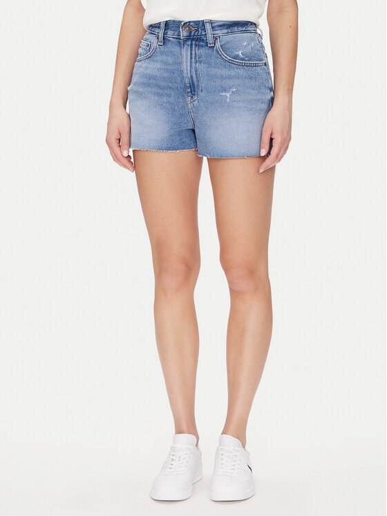 

Джинсовые шорты обычного кроя Hot Pant Bi8036 DW0DW20575 Tommy Jeans, синий