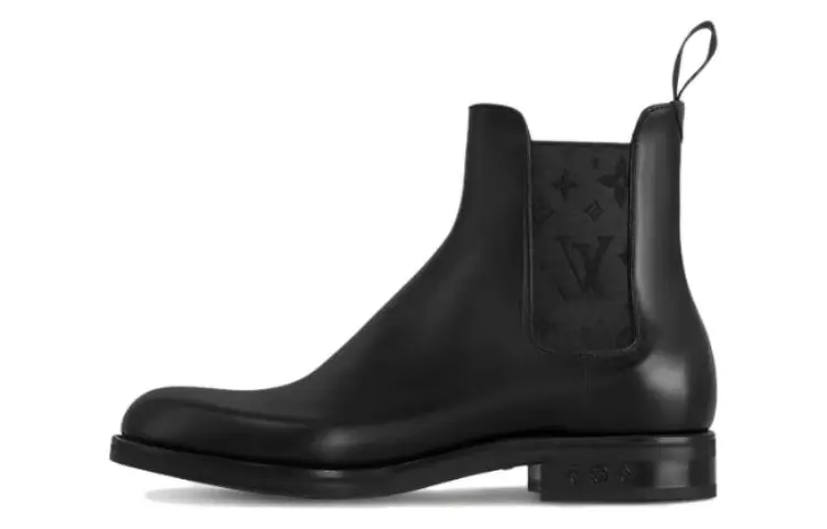 

LOUIS VUITTON Короткие мужские ботинки челси Fle, черные