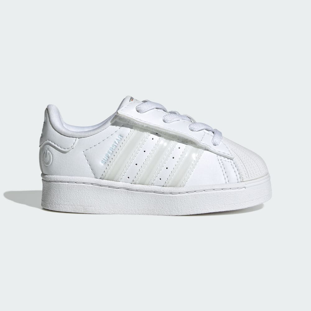 

Кроссовки Adidas Superstar Led Lights Comfort Closure Elastic Lace Shoes Kids, цвет Cloud White/Cloud White/Cloud White