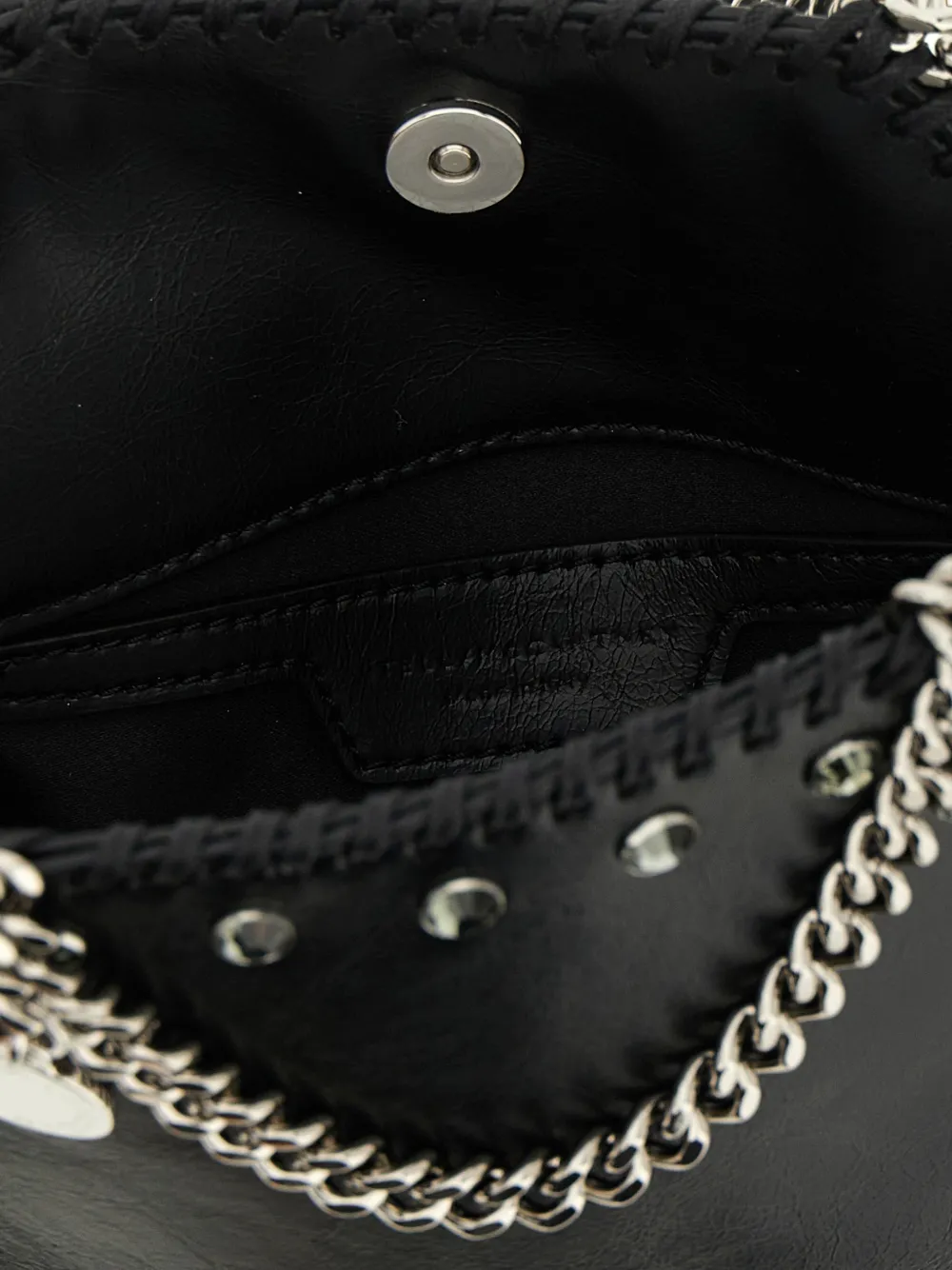 Мини-сумка Tiny Falabella на цепочке Stella Mccartney, черный — фото 4