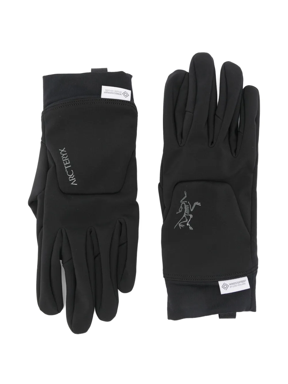 

Перчатки с тисненым логотипом Venta Arc'teryx, черный
