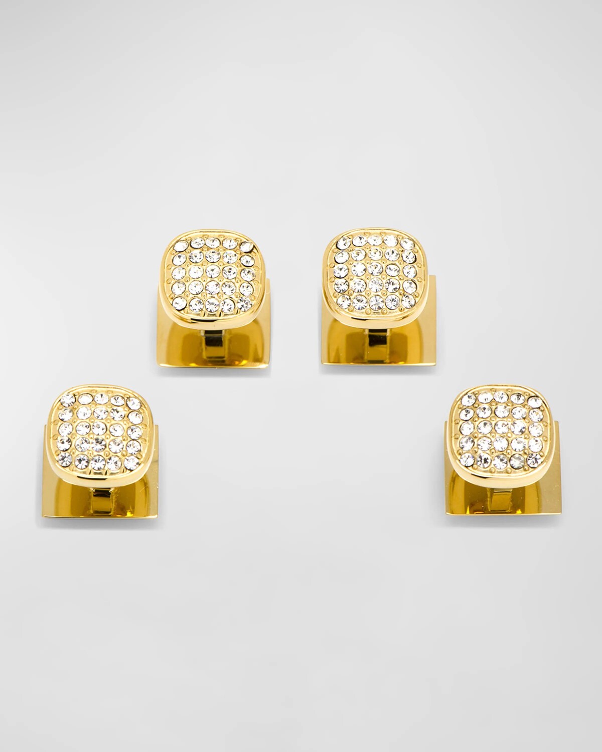 

Мужская золотистая рубашка с заклепками в кристальном паве Cufflinks Inc., цвет Gold