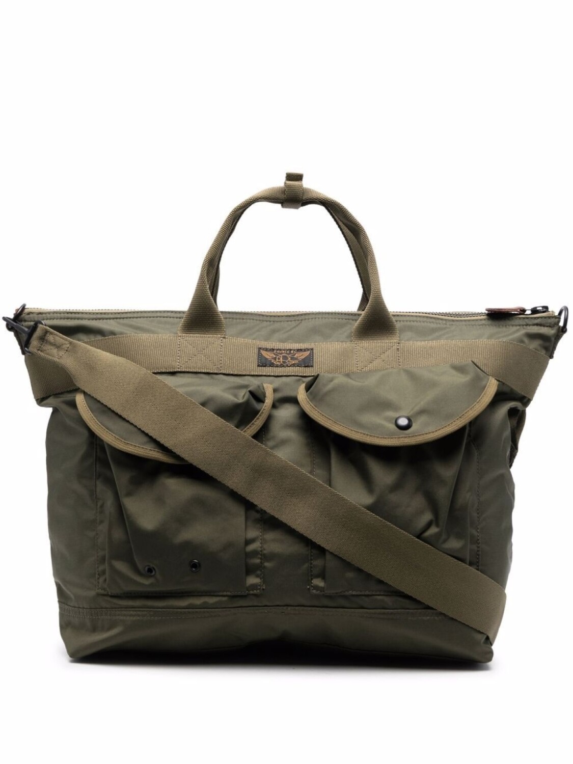 

Ralph Lauren RRL сумка-тоут с нашивкой-логотипом, зеленый