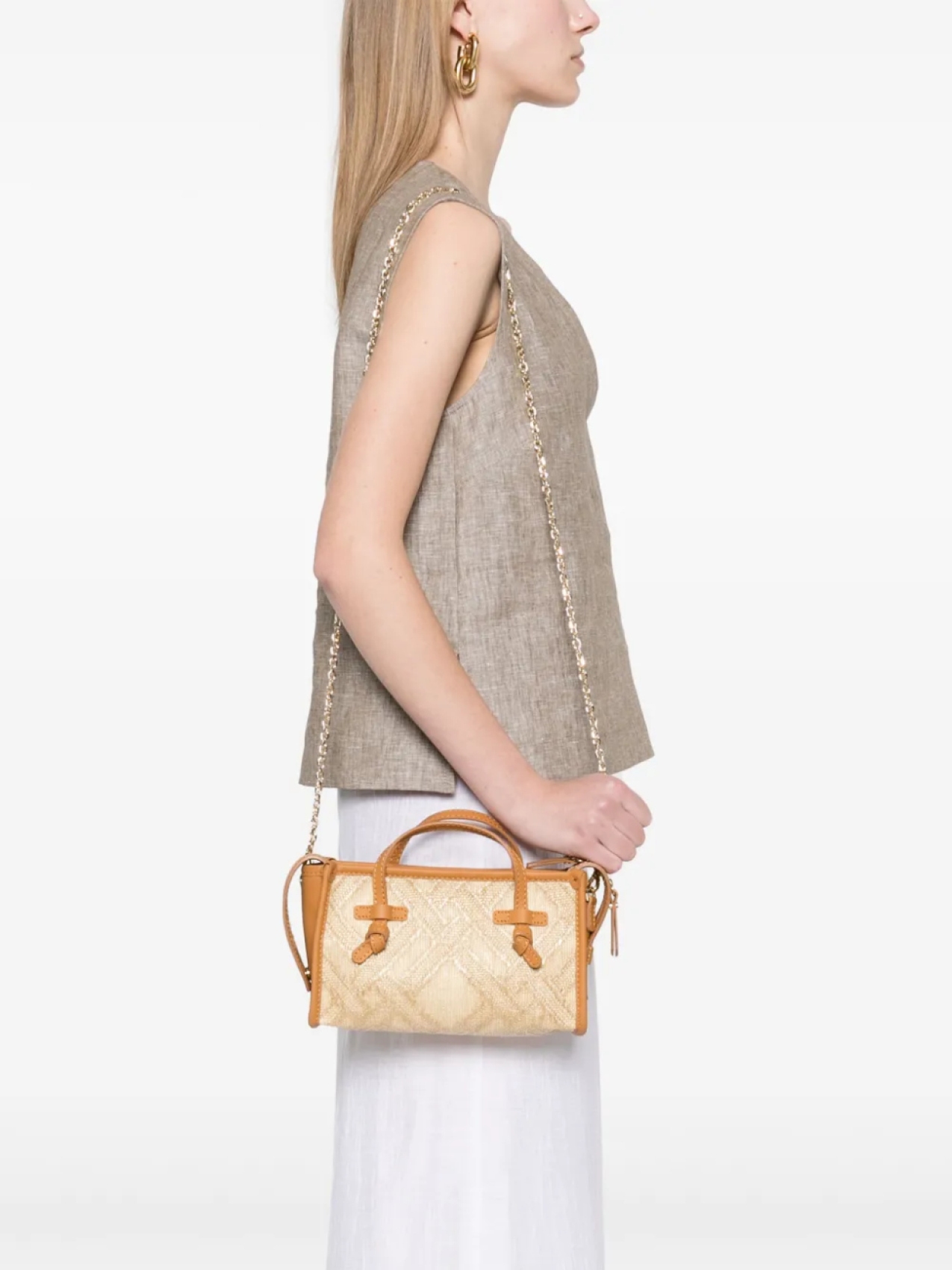 

Сумка-тоут GIANNI CHIARINI Marcella, нейтральный