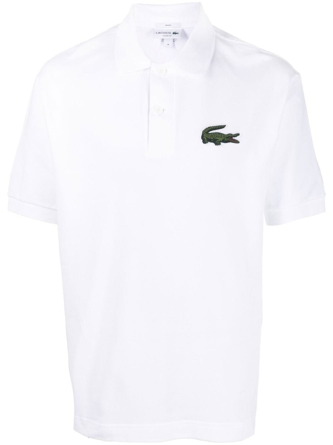 

Lacoste рубашка поло с вышитым логотипом, белый