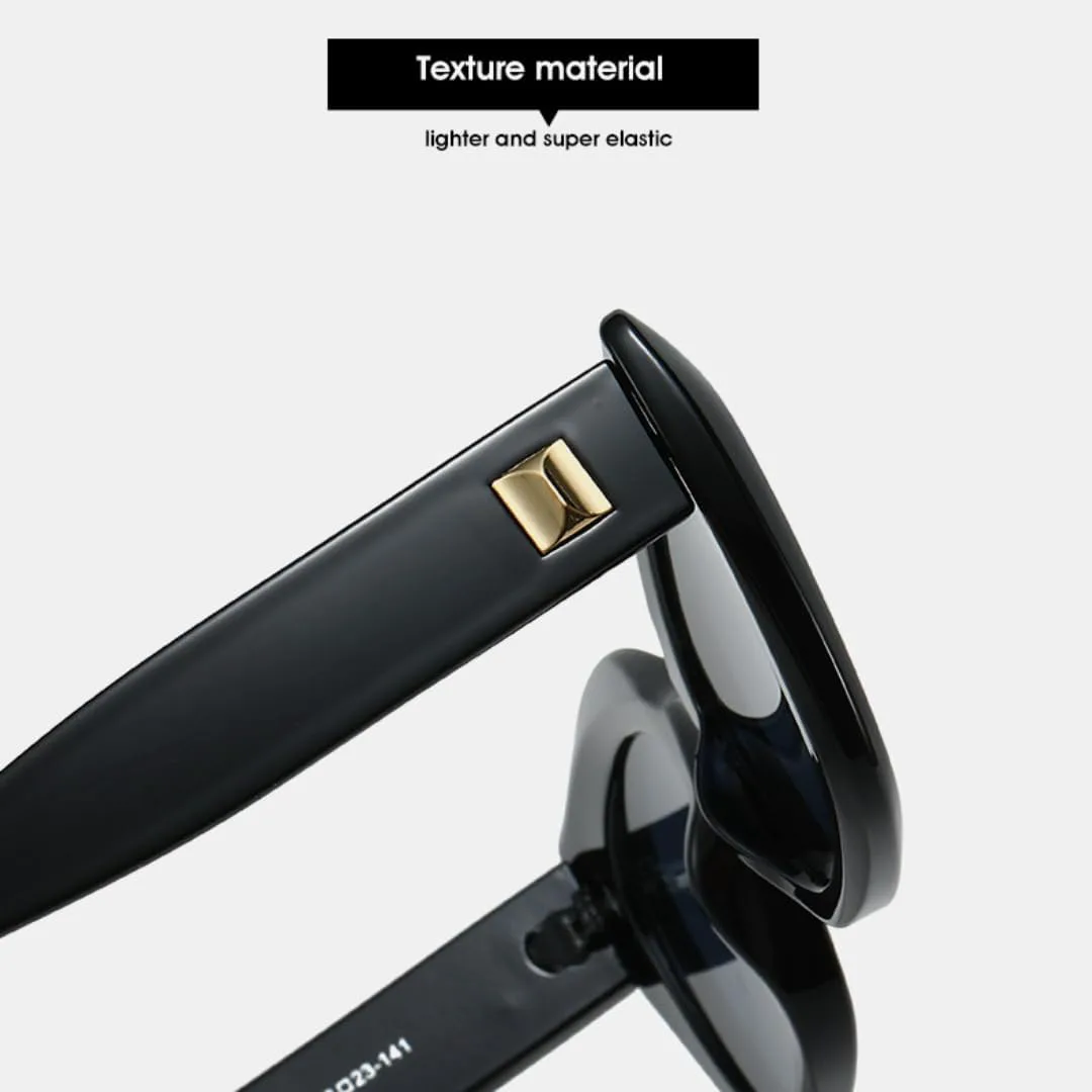 

Солнцезащитные очки «Кошачий глаз» желейного цвета для женщин, ретро-очки с заклепками для мужчин, леопардовые очки с защитой от УФ-излучения UV400 TVTBBVV, Leopard