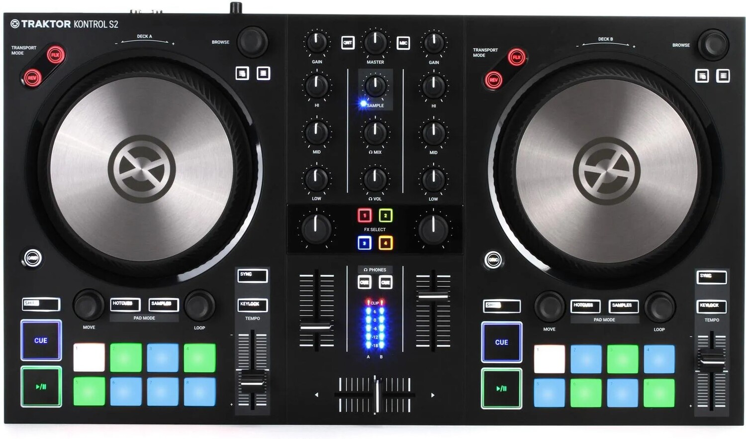 

2-канальный DJ-контроллер Native Instruments Traktor Kontrol S2 MK3