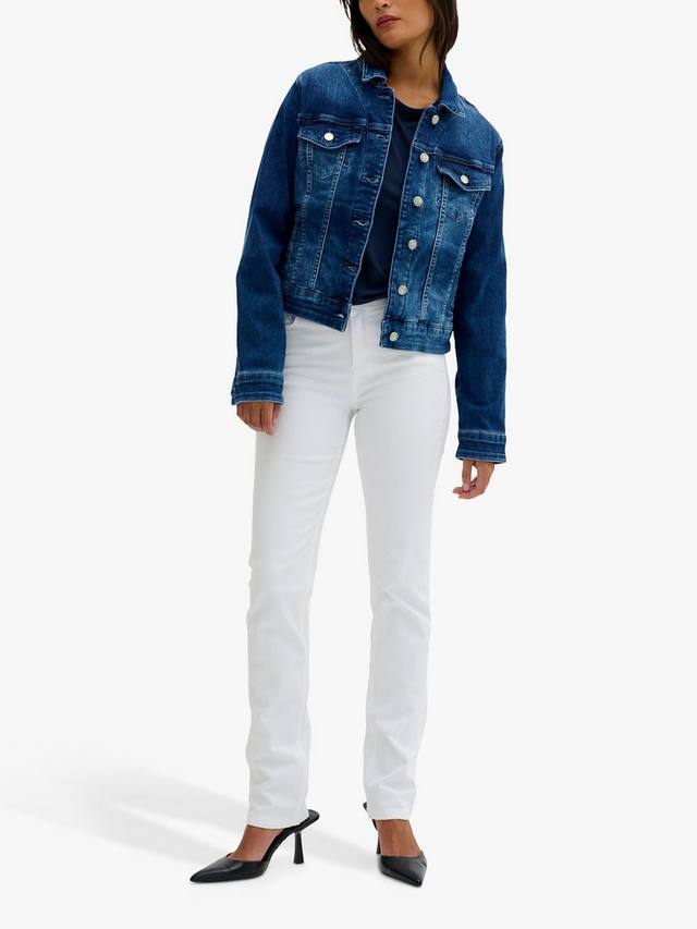 

Джинсовая куртка обычного покроя MY ESSENTIAL WARDROBE, цвет Medium Blue Wash