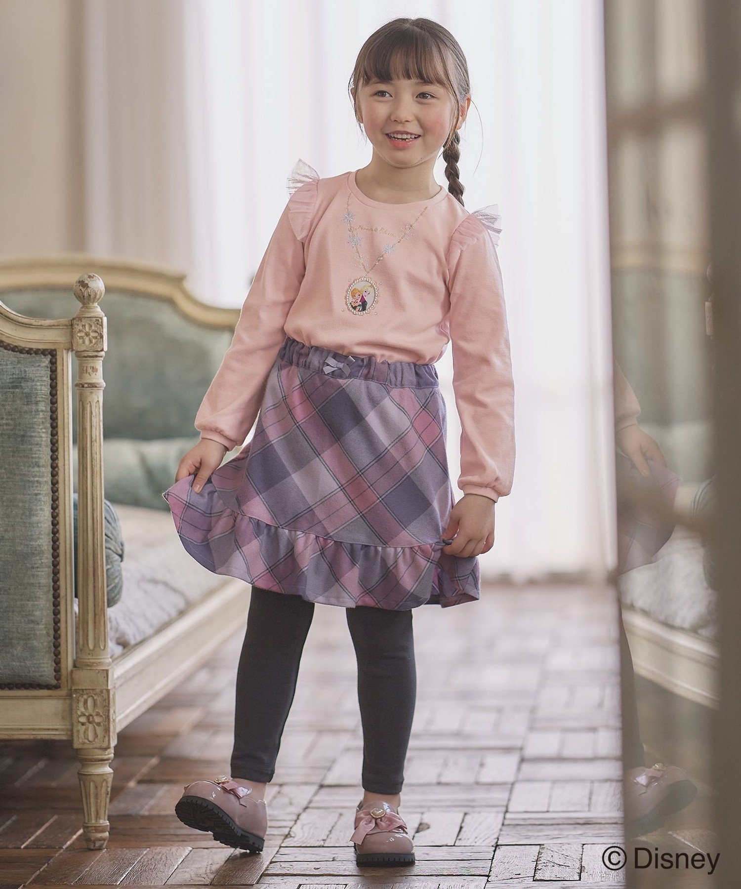 Холодное сердце/Пуловер в стиле ожерелья ANY KIDS, Pink [012] — фото 3