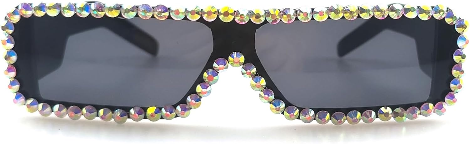 

Солнцезащитные очки Willochra Diamond прямоугольной формы для женщин, модные солнцезащитные очки для мужчин, квадратные солнцезащитные очки в винтажном стиле со стразами, летние очки для женщин, Black