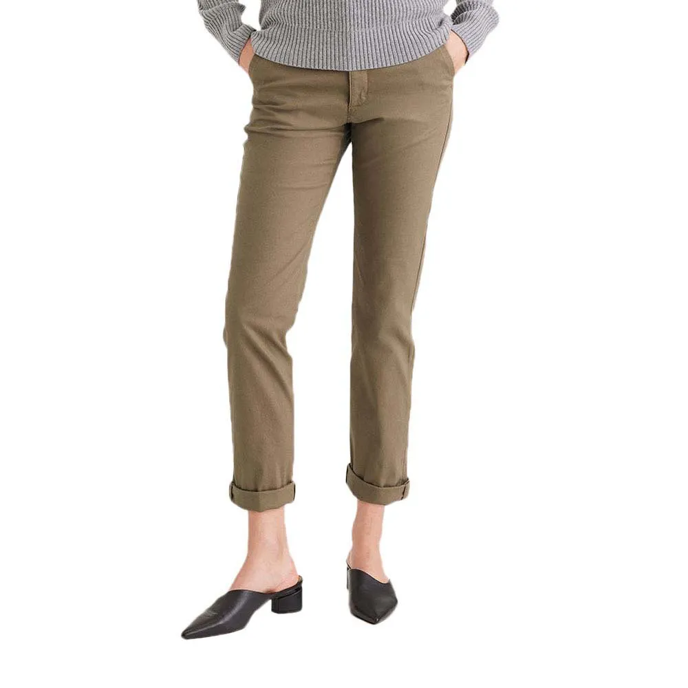 

Брюки чинос Dockers Weekend Slim Ankle, коричневый