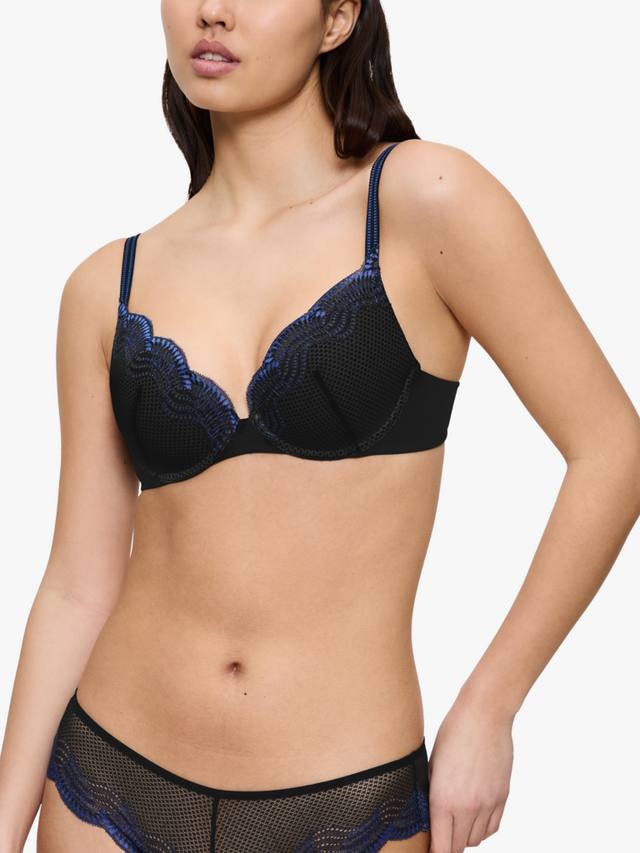 

Комфортный гламурный бюстгальтер пуш-ап Triumph, Black