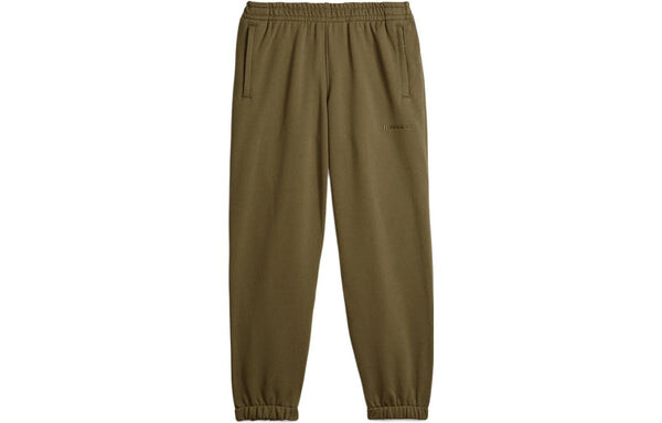 Спортивные штаны adidas originals x Pharrell Williams Crossover Solid Color Straight Casual Sports Long Pants Unisex Green, мультиколор — фото 2