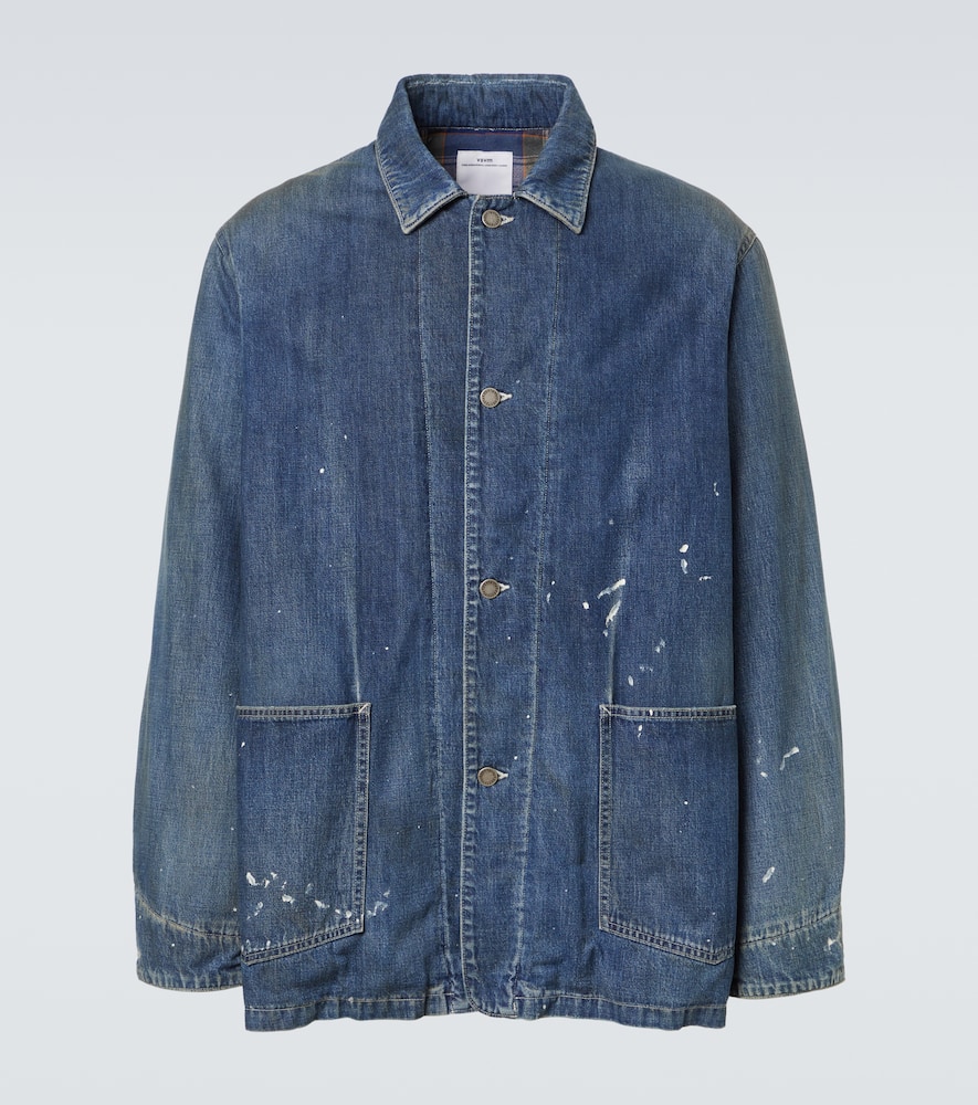 

Джинсовая утепленная рубашка-оверсайз Visvim, Indigo