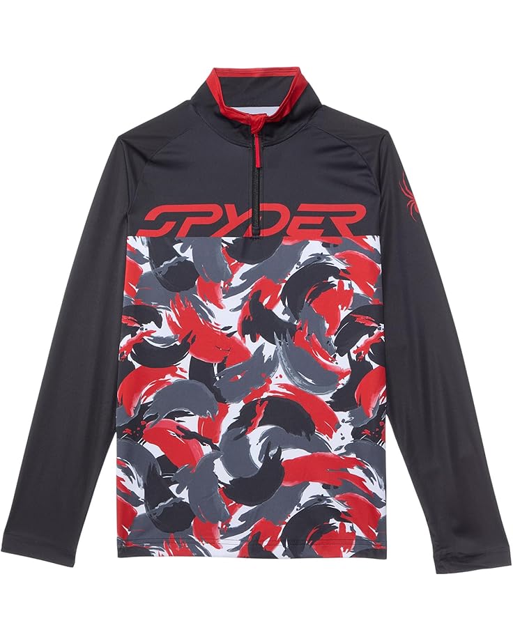 

Топ Spyder Kids Camo 1/2 Zip Top, цвет Spyder Red