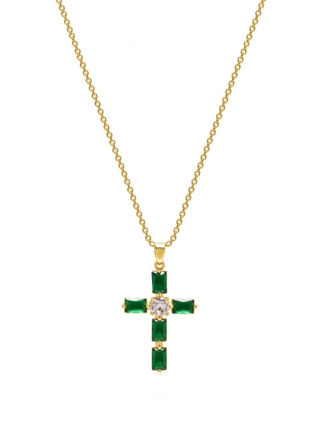 

Колье с кристаллами Nialaya Jewelry, золотой