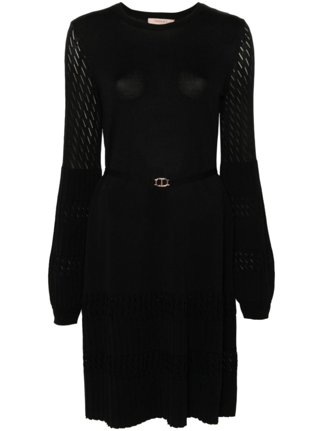 

TWINSET декорированное платье, черный