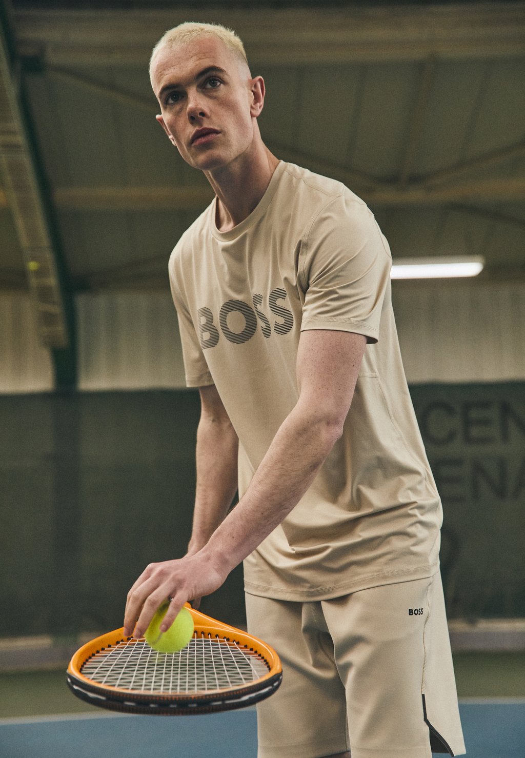 

Спортивная футболка TEE ACTIVE BOSS, бежевый