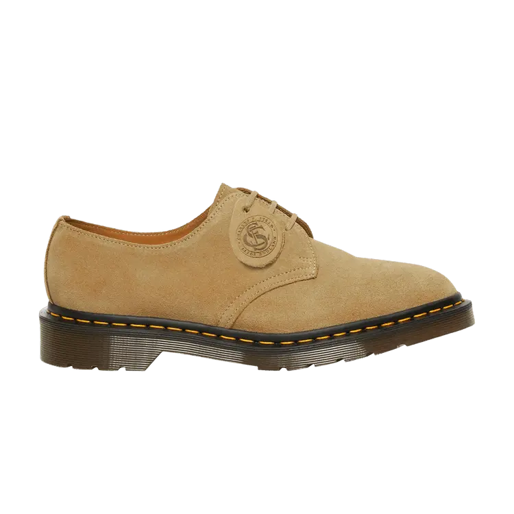 

Кроссовки Dr. Martens 1461 Made in England Beige Buck Suede, коричневый