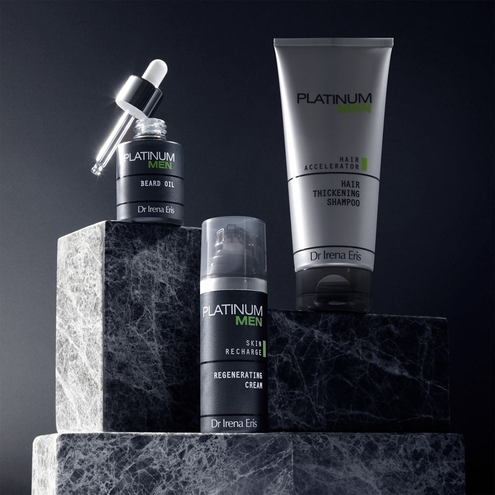 Крем для лица SPF DR IRENA ERIS Platinum men -часовой восстанавливающий для уставшей кожи — фото 2