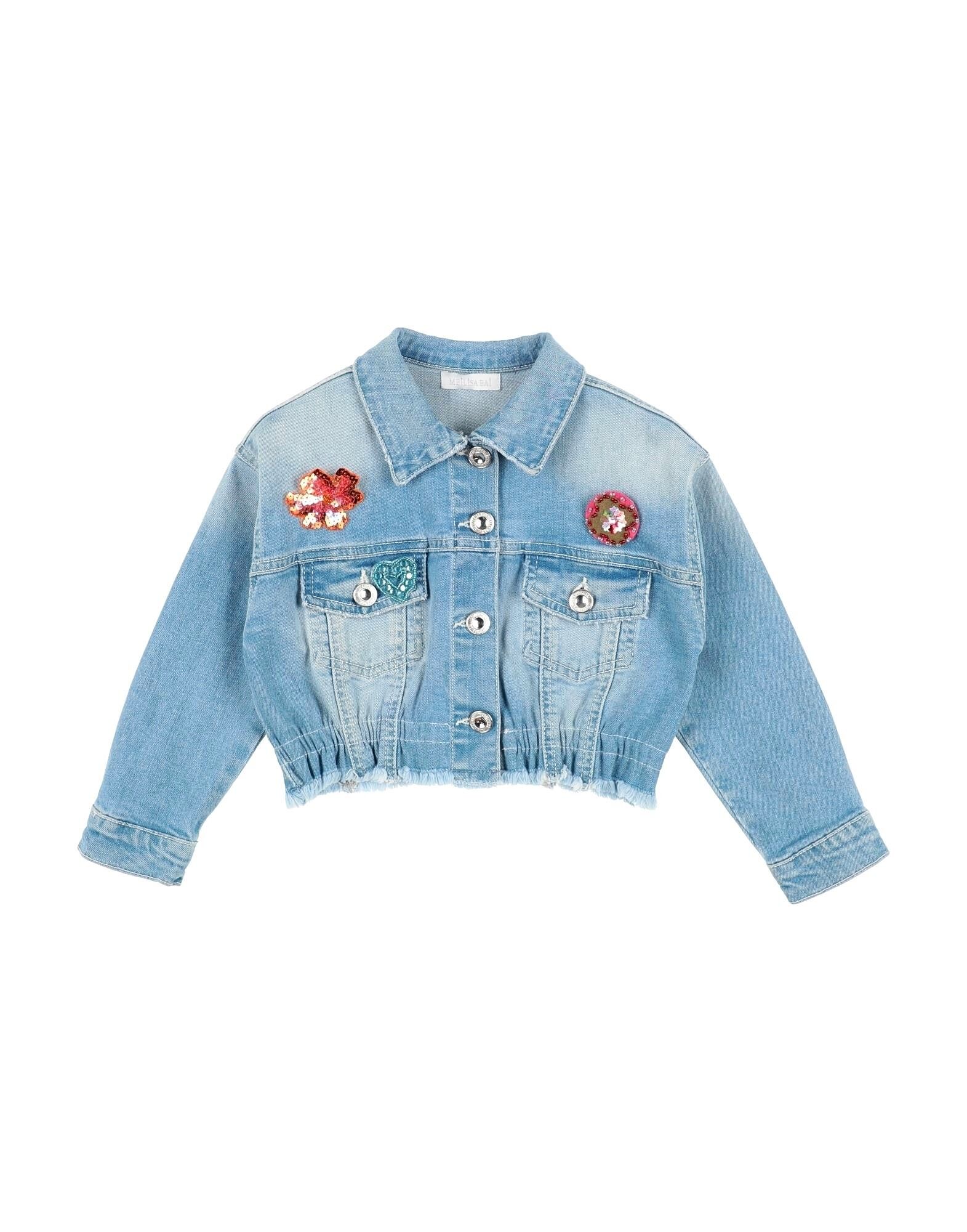 

Джинсовая куртка для девочек Meilisa Bai, синий