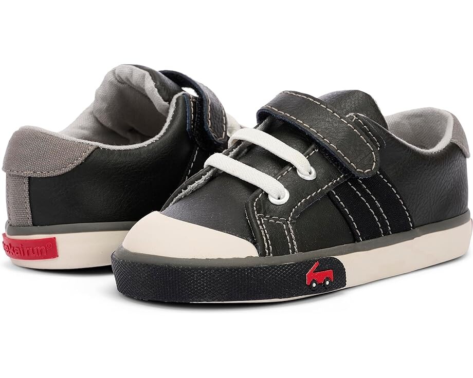 

Кроссовки See Kai Run Lucci, цвет Black Leather/Gray