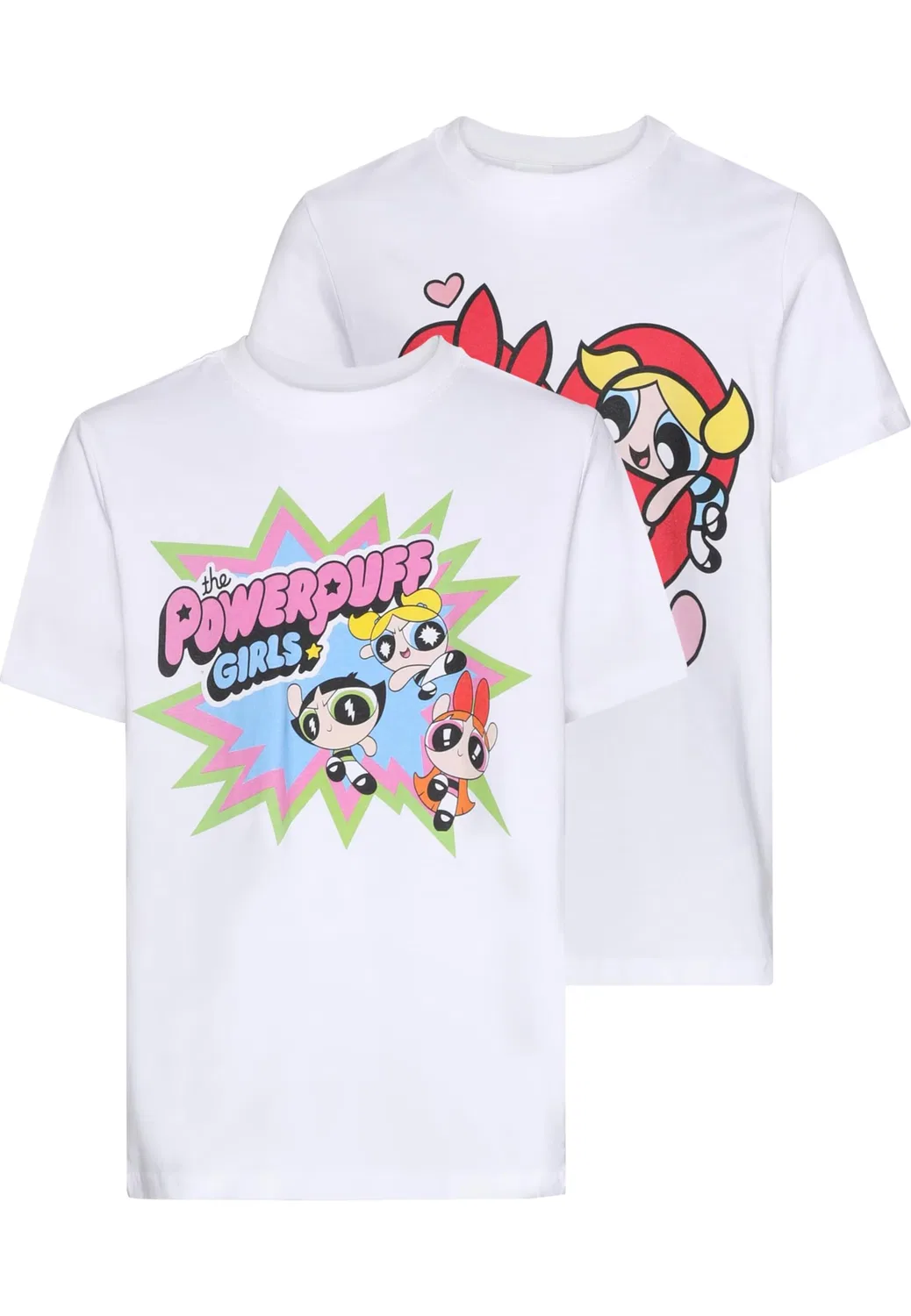 Футболка 'Power Puff Girls' Mister Tee, White