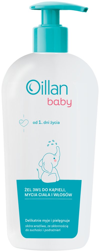 

Oillan Baby 3in1 Гель для мытья тела и волос 750 мл