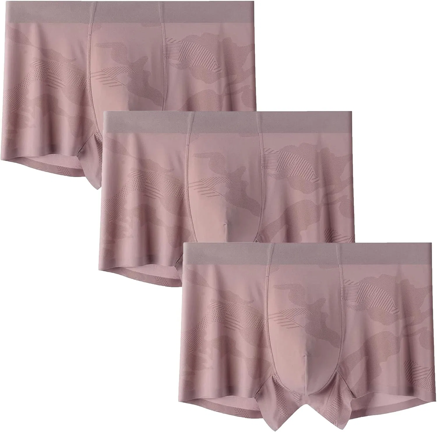 Боксеры спортивные, Ice Silk, Pink 3pc