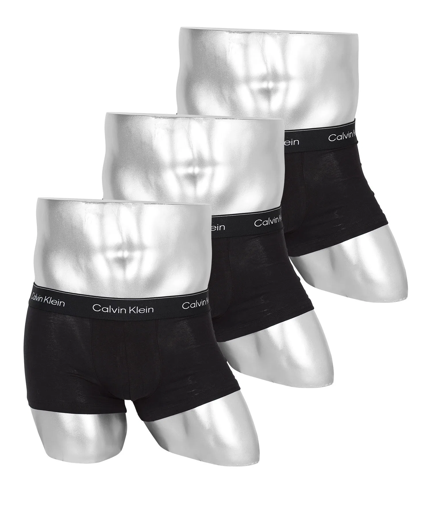 Мужские боксеры Calvin Klein ICON из эластичного хлопка с низкой посадкой (комплект из 3 штук)