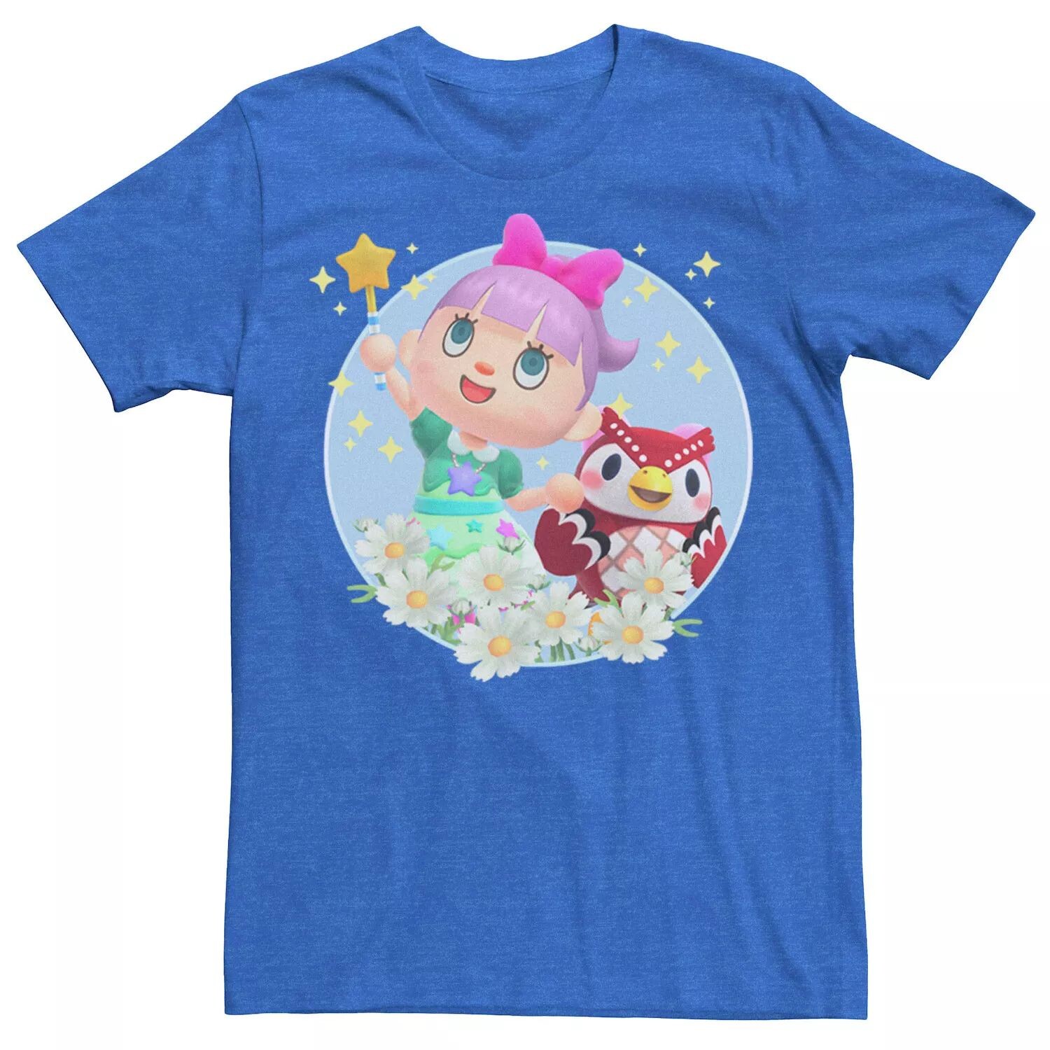 

Мужская футболка Animal Crossing New Horizons Villager & Celeste Portrait Licensed Character