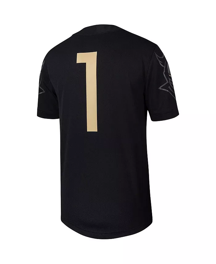 Мужская футбольная реплика джерси UCF Knights Untouchable, черная, 1 шт Nike — фото 2