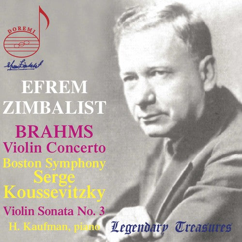 

CD диск Brahms / Zimbalist / Kaufman / Bso / Koussevitzky: Efrem Zimbalist Plays Brahms