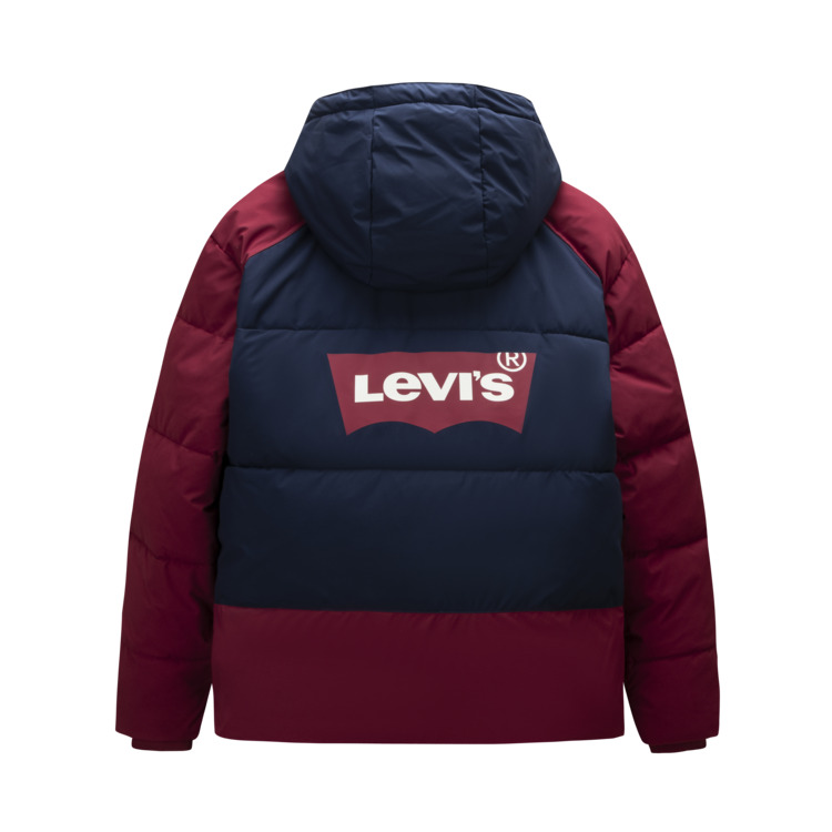 Levis Термическая пуховая куртка Levi's Herbal Red для детей 3-7 лет — фото 2