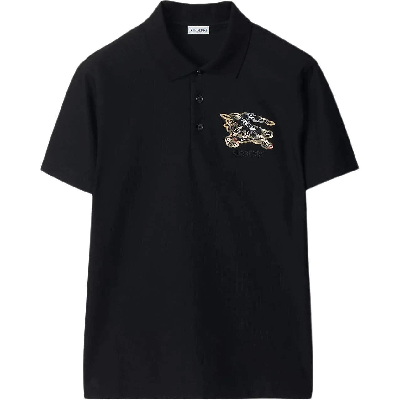 Футболка Поло Burberry Knight Design, черный