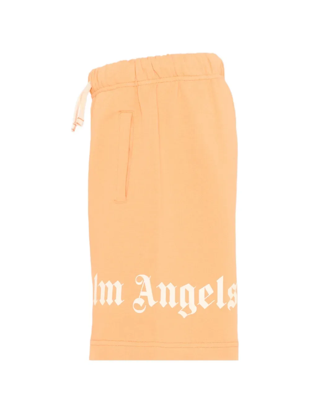 Шорты с логотипом и кулиской Palm Angels Kids, оранжевый — фото 3