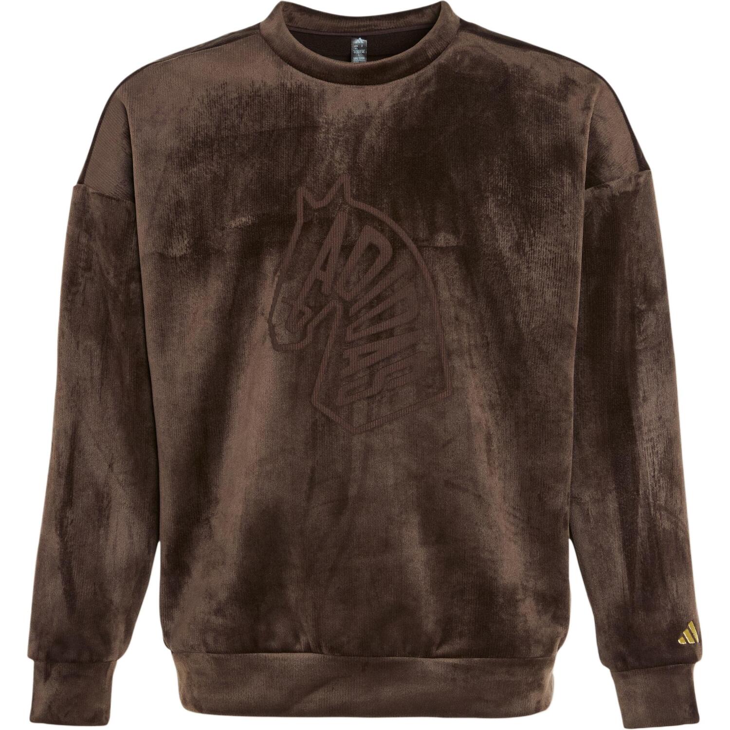 

FW25 Графический свитшот с принтом мужской Adidas, aurora коричневый