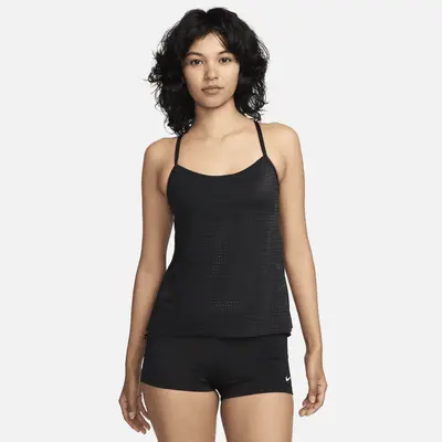 

Топ для плавания Nike Essential, черный