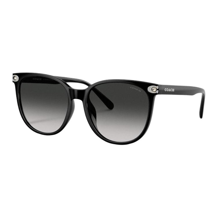 

COACH Круглые солнцезащитные очки женские черные, Black