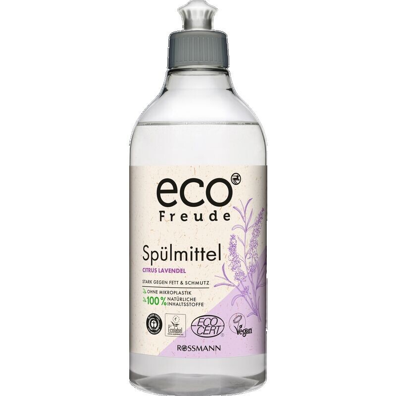 

Жидкость для мытья посуды «Цитрусовая лаванда» eco Freude, 500 ml