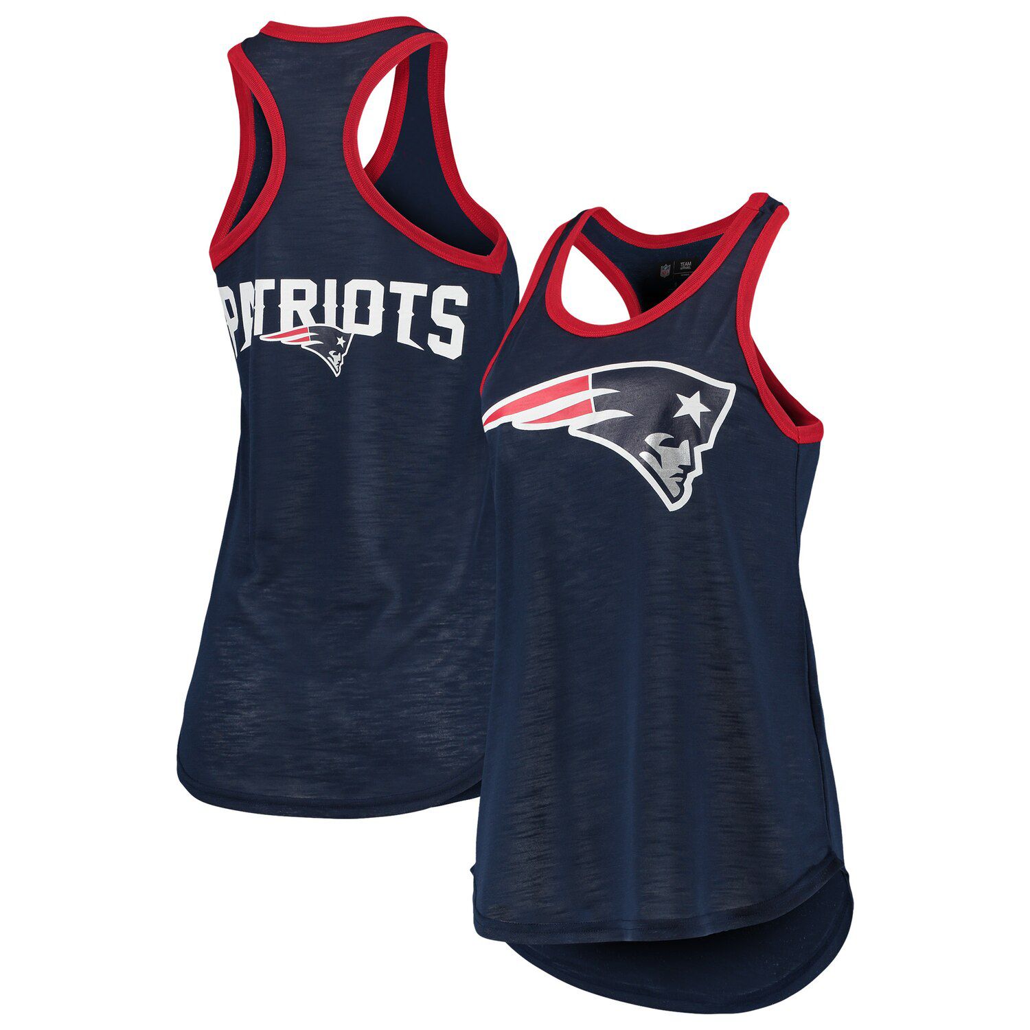 

Женская майка G-III 4Her от Carl Banks Navy New England Patriots Tater Tank Top G-III