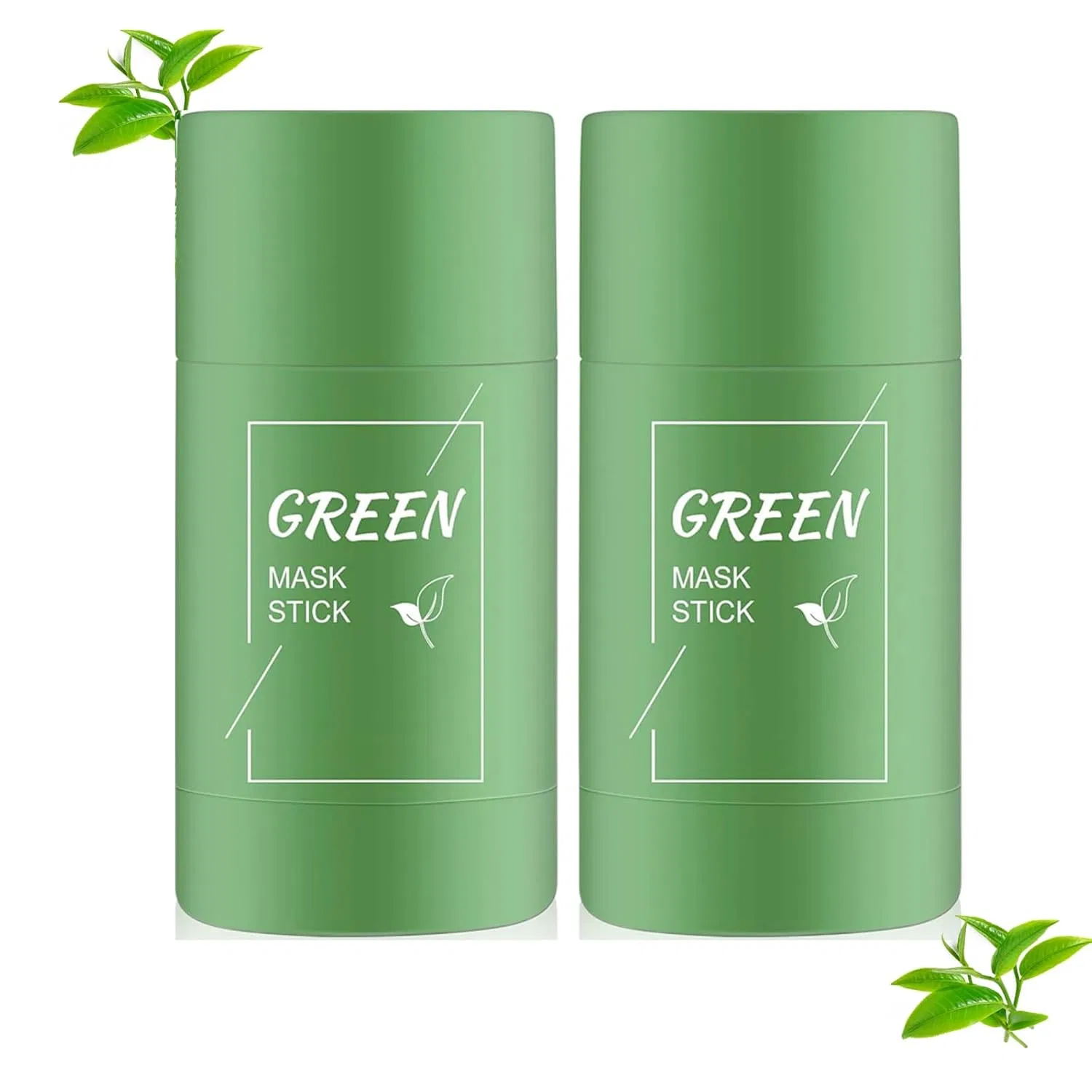 Очищающая глиняная маска-стик с зеленым чаем, 2 шт. Broeyoue, 2 X Green Tea Mask Sticks