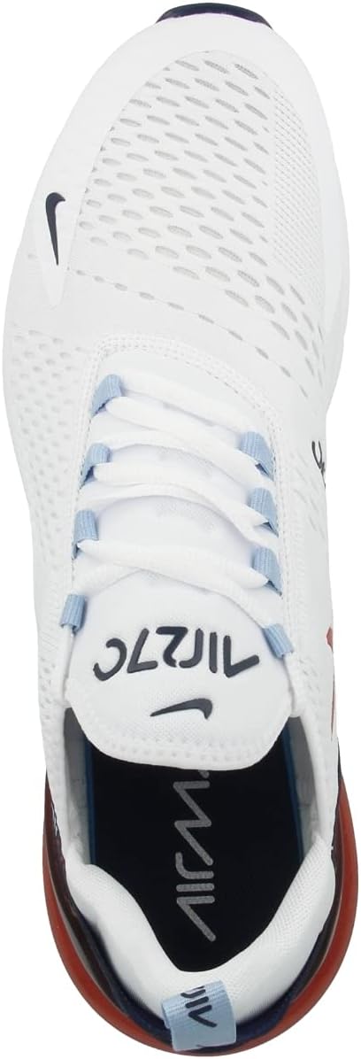 Кроссовки Nike для детей (4-8 лет) с низким верхом, цветные, размер 40, White Chile Red Midnight Navy — фото 2
