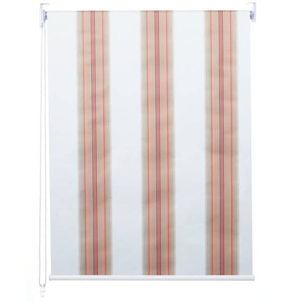 

Рулонная штора HWC D52, 70x7x70 см цвет beige/rot/weiß